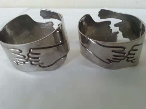 CARROL BOYES NAPKIN RINGS X 2