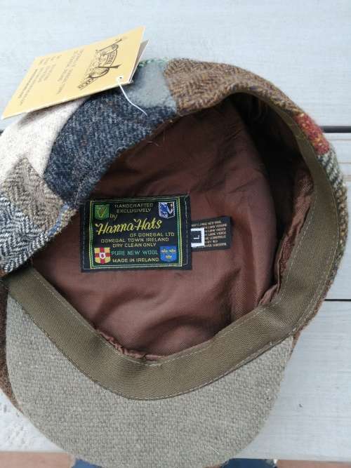 DREW PRITCHARD STYLE IRISH TWEED FLAT CAP - NEVER WORN
