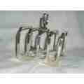 TOAST RACK - VERY OLD ENGLAND SILVER PLATE (CIRCA 1920s)