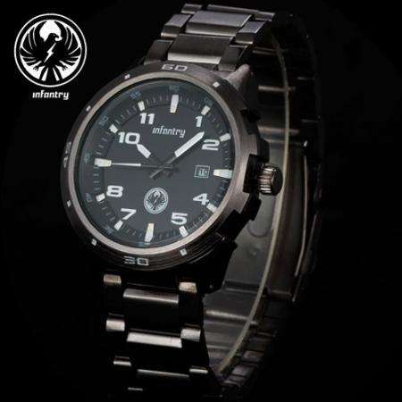 Infantry Stainless steel watch black