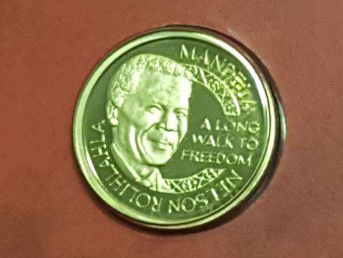 Robben Island 1/10 Gold 24ct Proof - Nelson Mandela Signature in Commemorative Folder