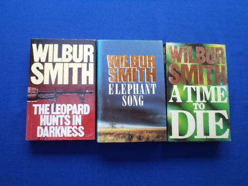 Three books by Wilbur Smith.  [R45.00 postage extra]