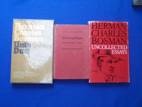 THREE BOOKS BY HERMAN CHARLES BOSMAN for the price of ONE. [R65.00 postage extra]