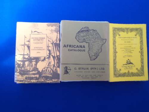39 AFRICANA CATALOGUES for the price of ONE.  [R75.00 postage extra]