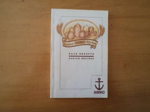 Kombuis SASKO Kitchen. Keur Resepte Choice Recipes. [Price does not include postage]