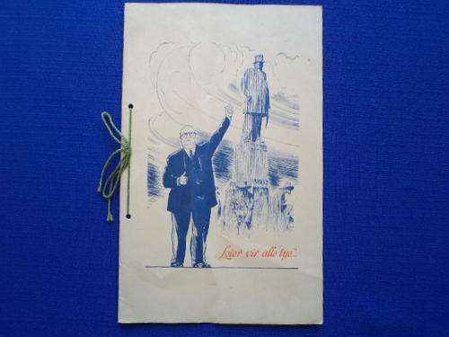 "Leier vir alle tye". Onthulling van Kruger-Standbeeld. 11 Oktober 1954. Skets deur T.O. HONIBALL