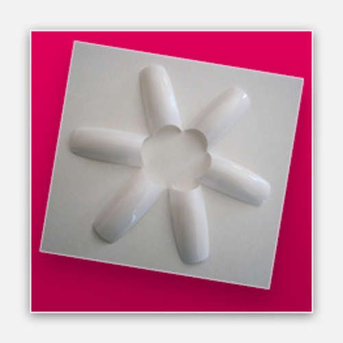 100 White Artificial French Nail Tips