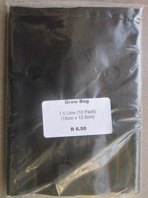 Grow Bags 1.5 Litre (18cm x 12.5cm) 10 Pack