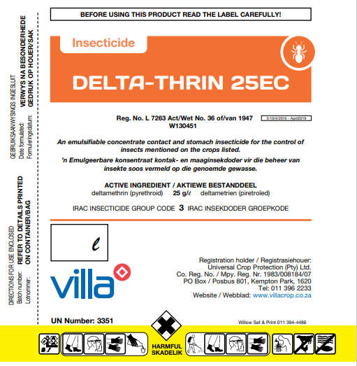 DELTA-THRIN 25EC (UCP) 1L