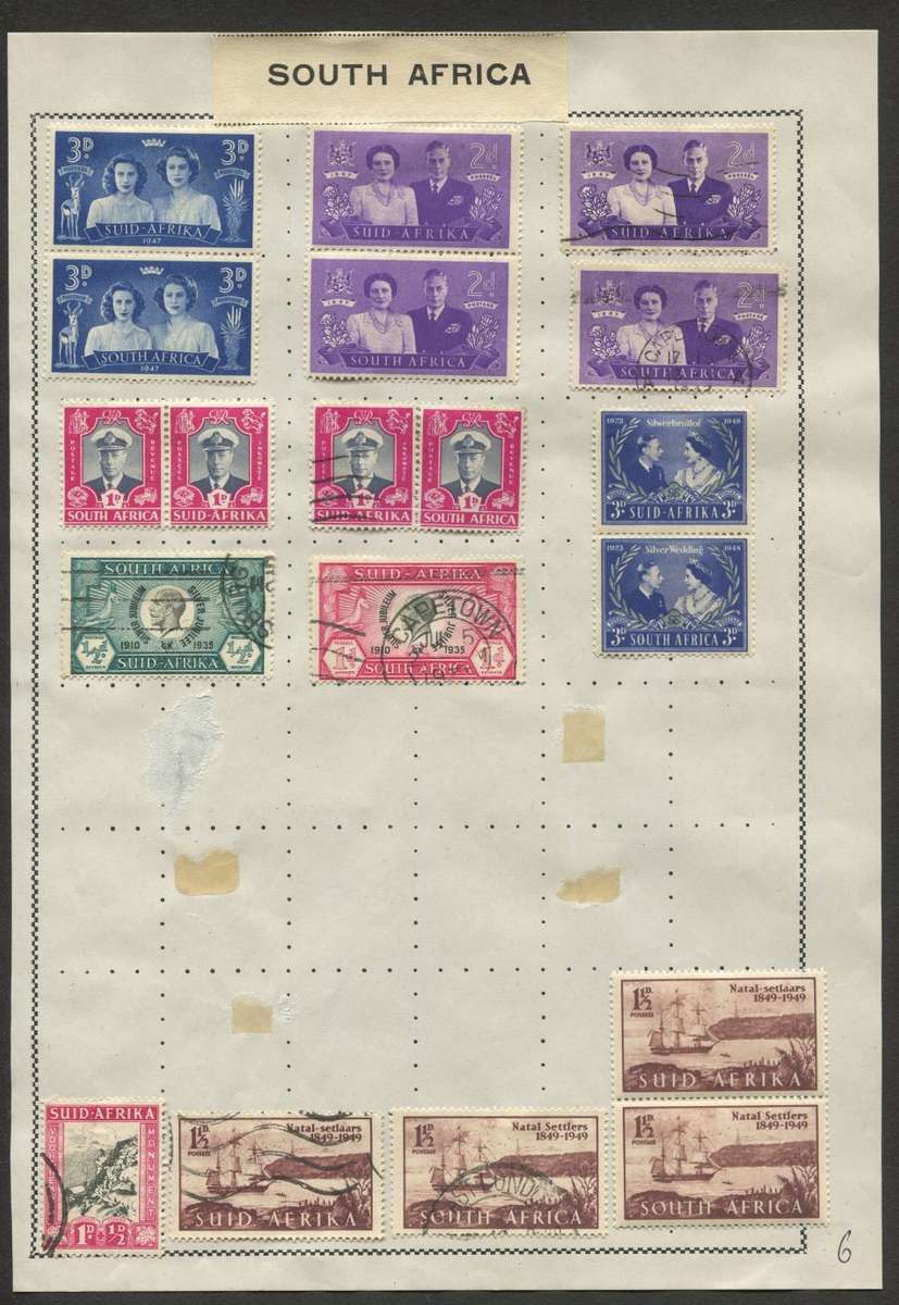Union of SA - 19 Stamp Mounted On Old Album Page