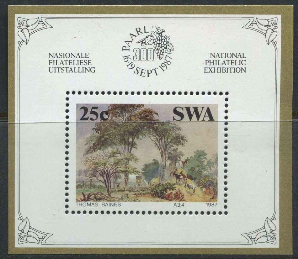 SWA - 1987 - Miniature Sheet - MNH