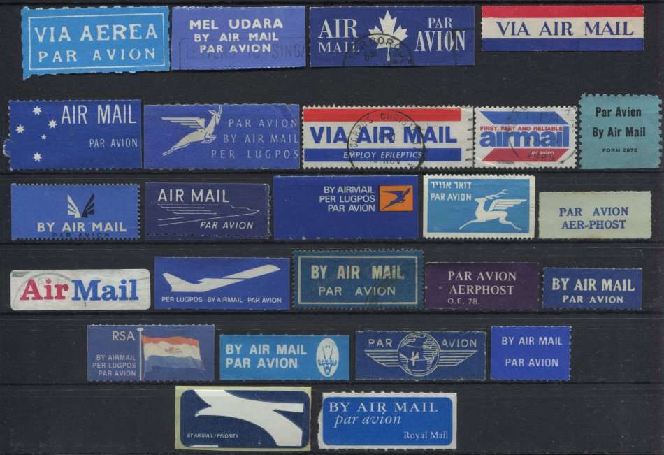 Air Mail Labels