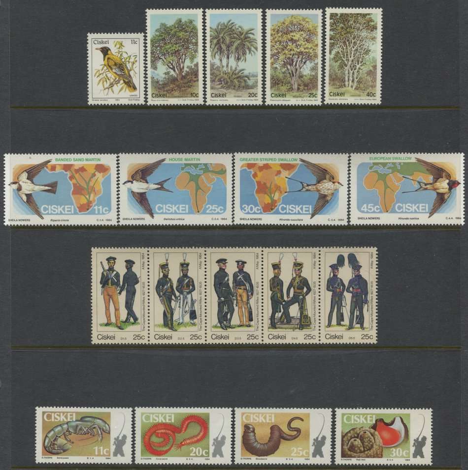 Ciskei - MNH - 18 Stamps of 1984