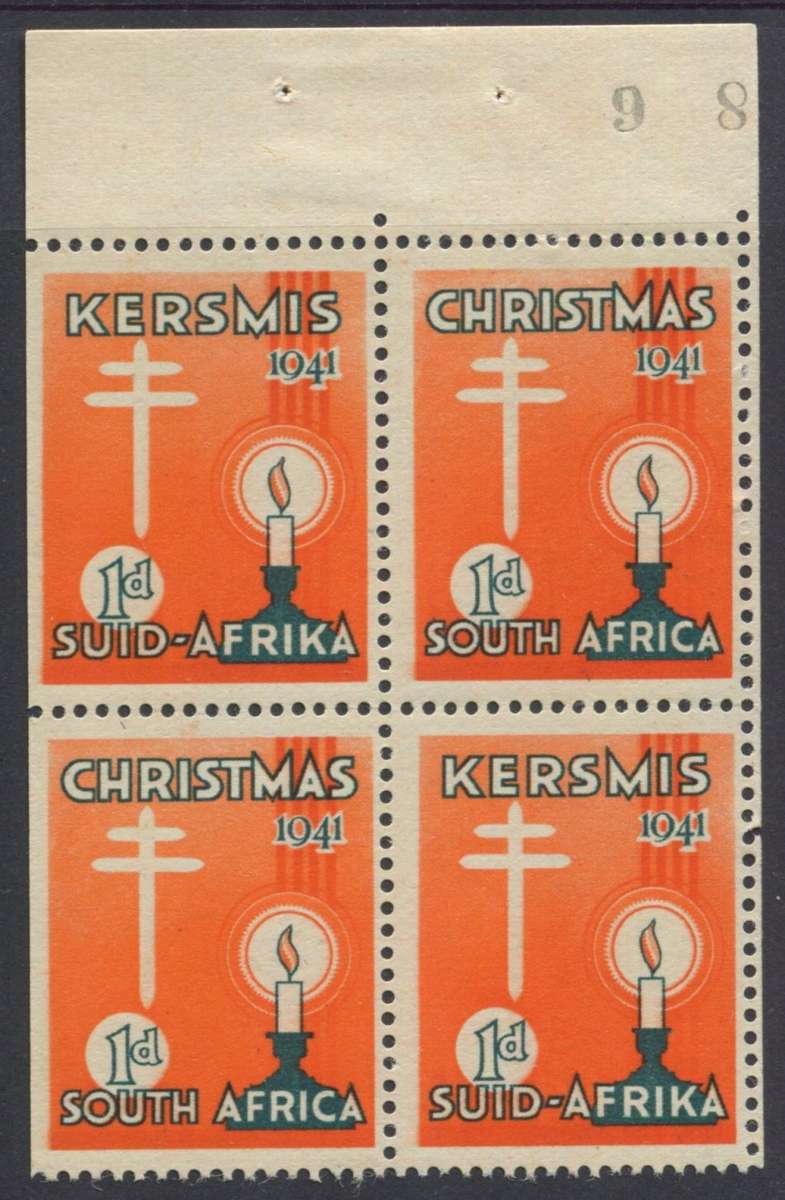 Union of SA - Christmas Stamps - Cinderellas - MM