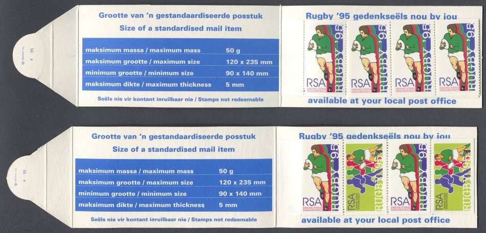 RSA - Rugby World Cup 1995 - Sealed Presentation Pack
