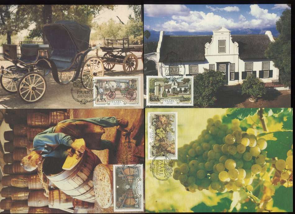 RSA - 4 Maxi/Post Cards - Unused