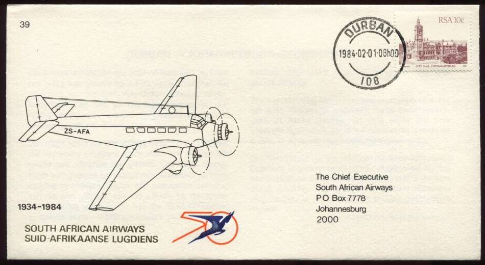 RSA - Flight Cover - SAA/SAL no. 39