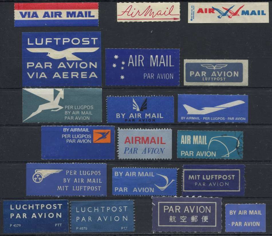 Airmail Stickers