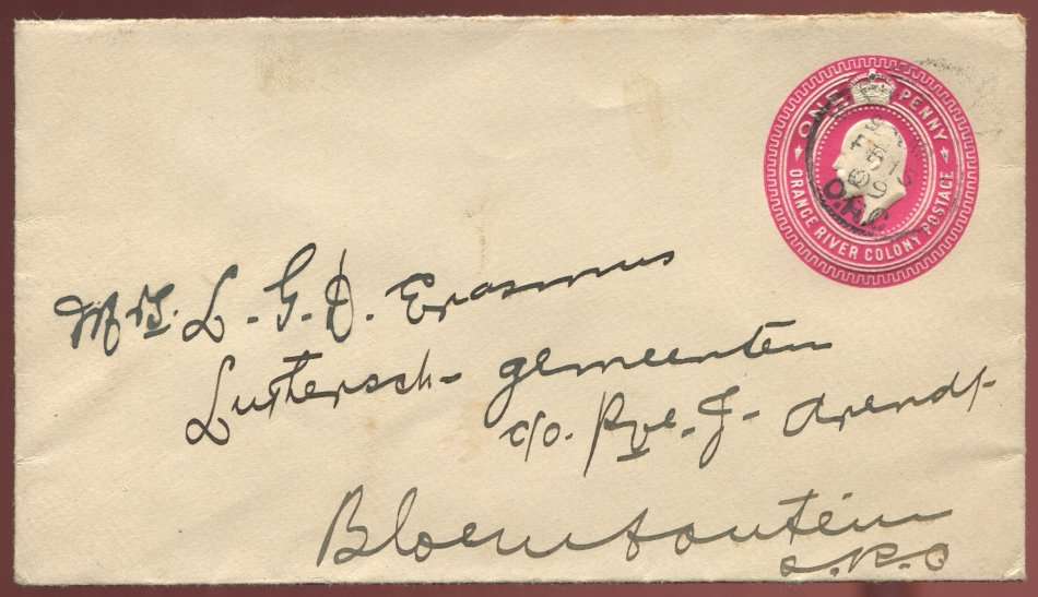 Orange River Colony - Cover