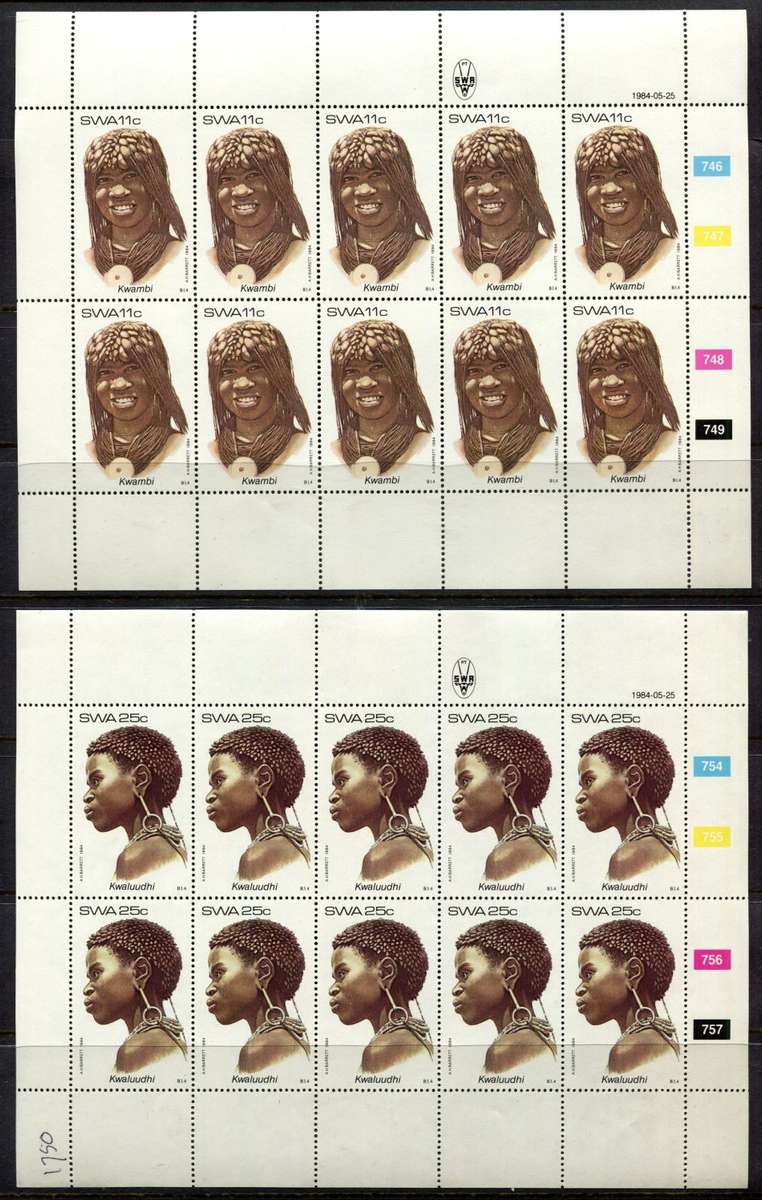 SWA - 2 Complete Sheets of 10 - MNH