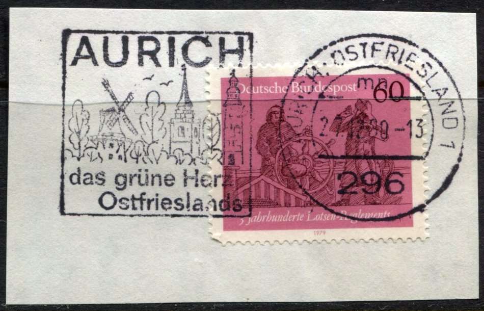 Germany - Federal - Postmark - Used on Piece