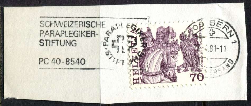 Switzerland - Postmark - Used on Piece