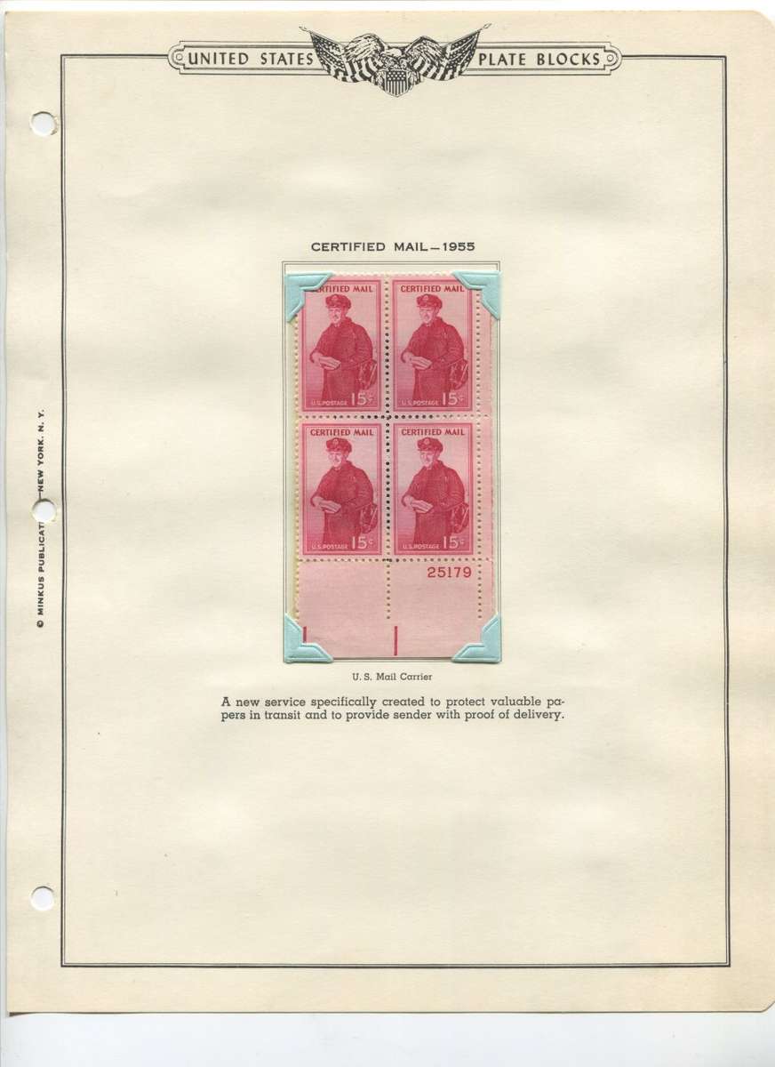 USA - 312 Plate Blocks in 2 Albums - From the 1930's to 1961 - Not complete - Mint - All Different