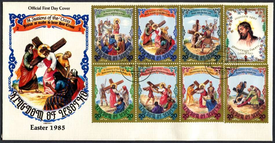 Lesotho  - 2 x FDC - 1985