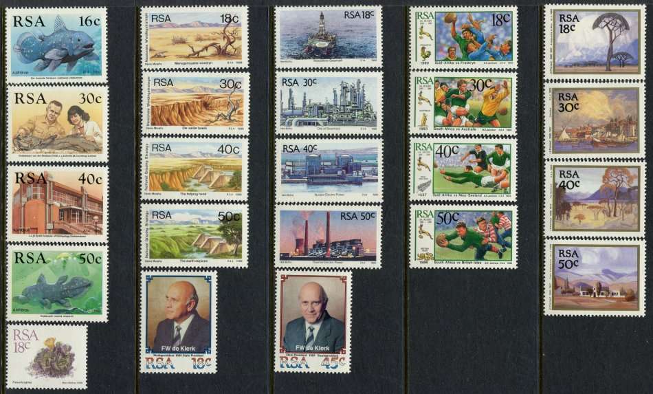 RSA - 23 Stamps of 1989 - MNH