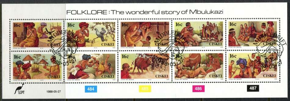 Ciskei - 1 Complete  Sheets of 10 - 1988 - CTO