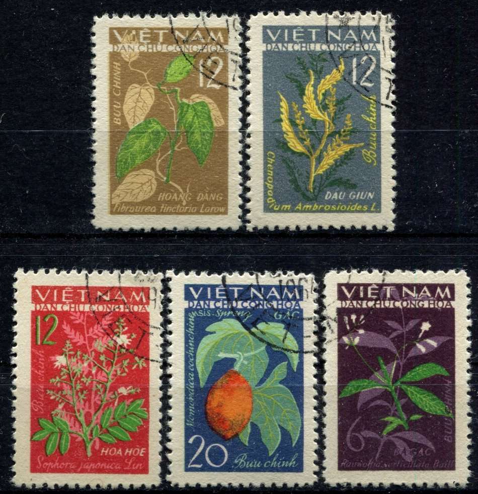 Vietnam - Flowers - 1963 - CTO