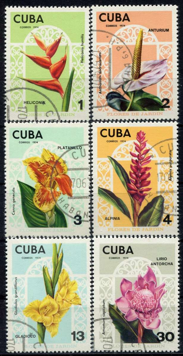 Cuba - Flowers - 1974 - CTO