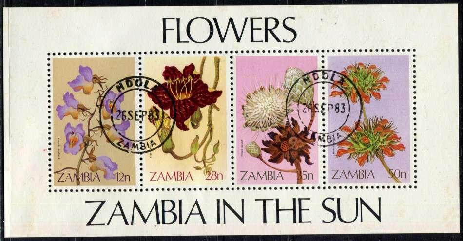 Zambia - Miniature Sheet - 1983 - CTO