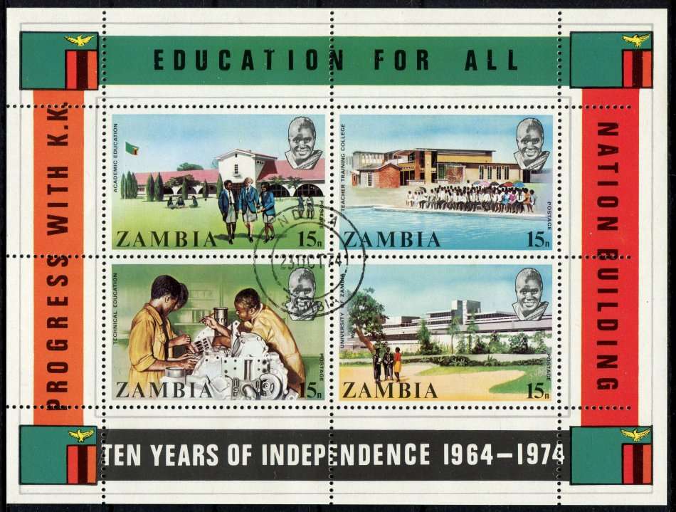 Zambia - Miniature Sheet - 1974 - CTO