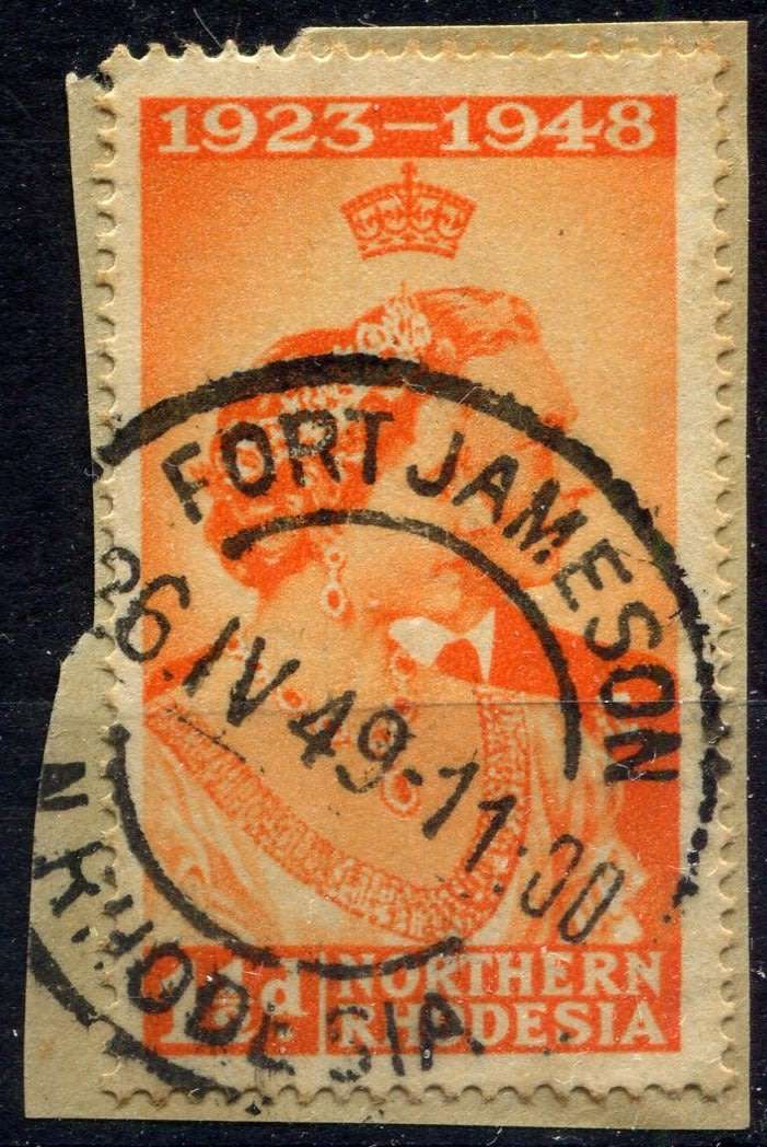 Northern Rhodesia - 1948 - Used on Piece