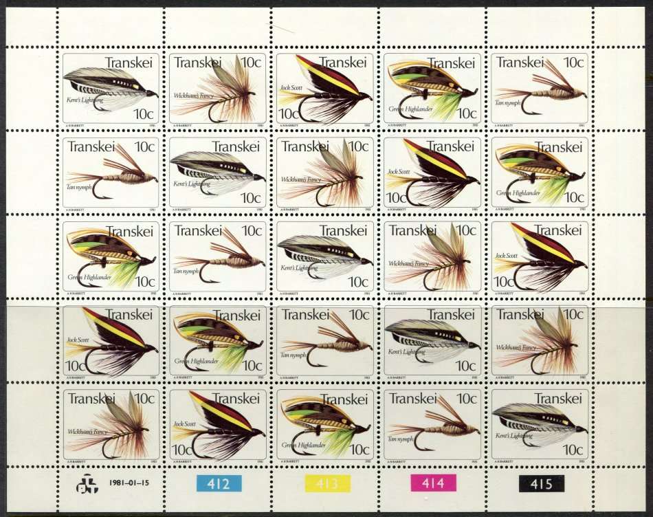 Transkei - 1 Complete Sheet of 25 - 1981 - MNH