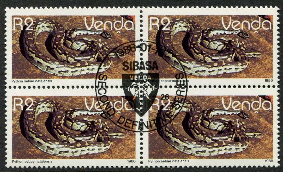 Venda -  Set 17 Blocks of 4 With Complete Cancel - 1986 - CTO