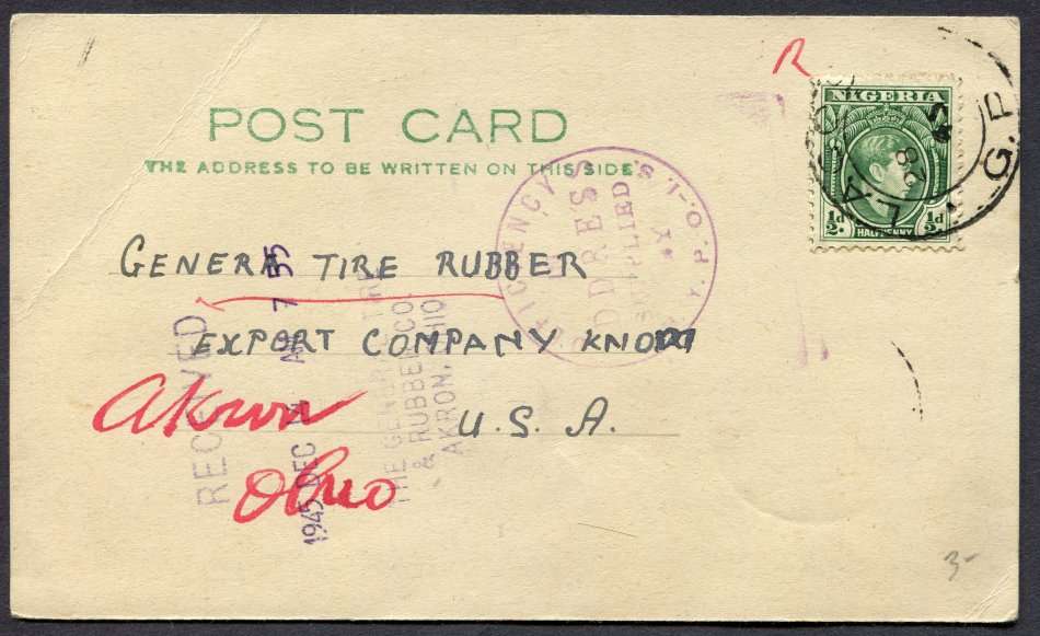 Nigeria - Post Card