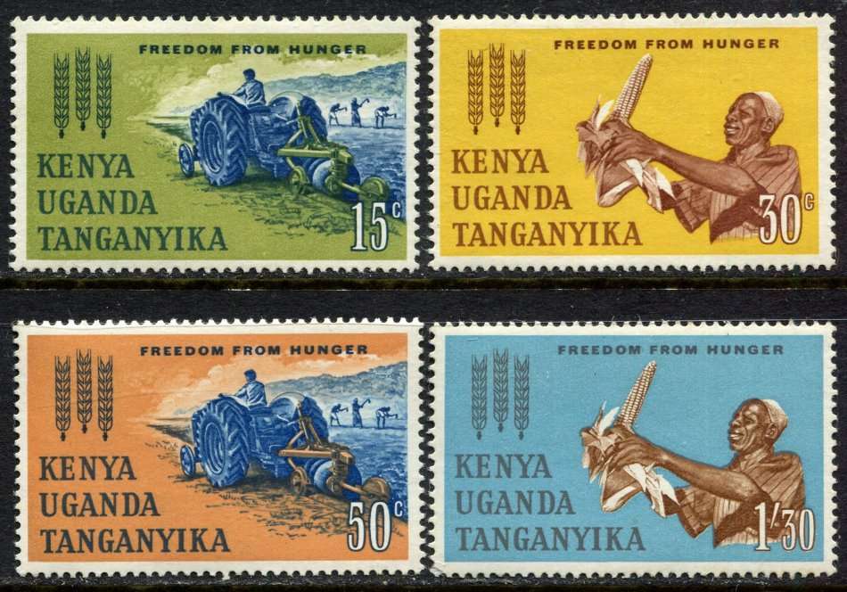 KUT (Kenya/Uganda/Tanganyika) - 1963 - MNH - Some Light Toning On 1/3