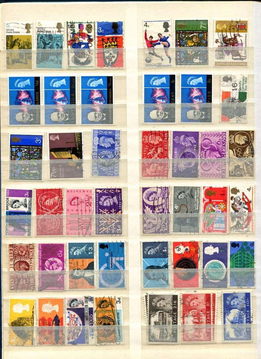 16 Page Stock Book(Included)with Mix World Stamps - Most Pages Scanned