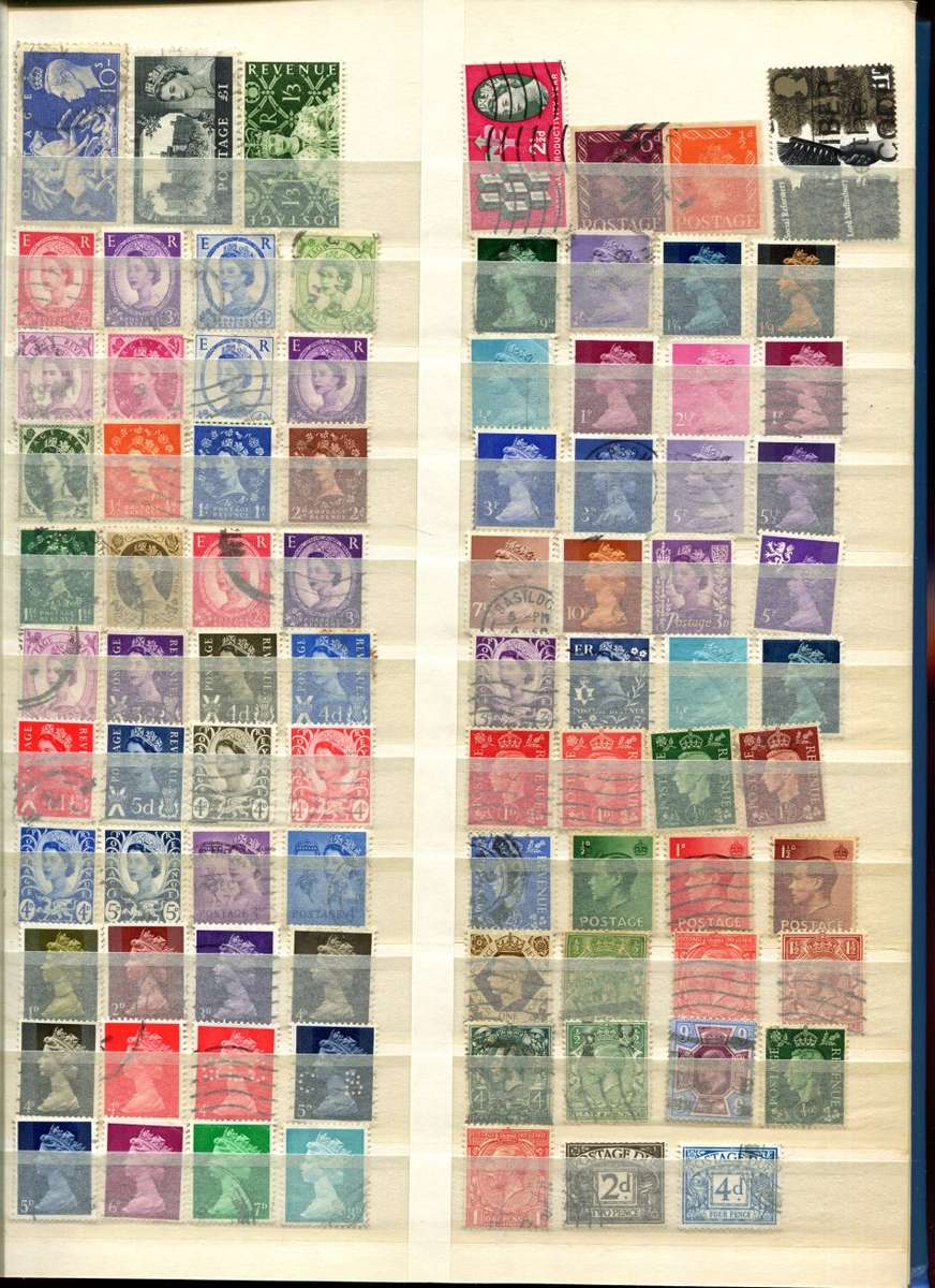 16 Page Stock Book(Included)with Mix World Stamps - Most Pages Scanned