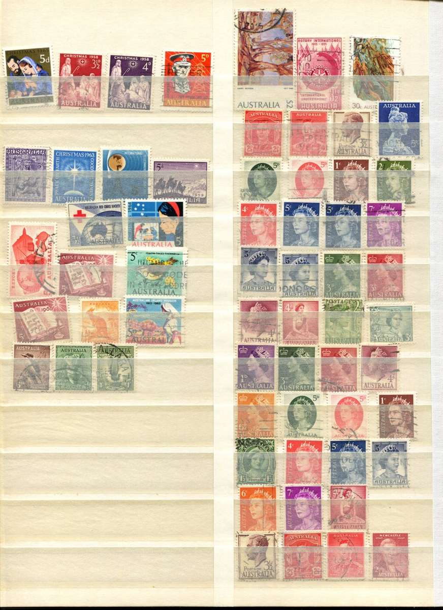 16 Page Stock Book(Included)with Mix World Stamps - Most Pages Scanned