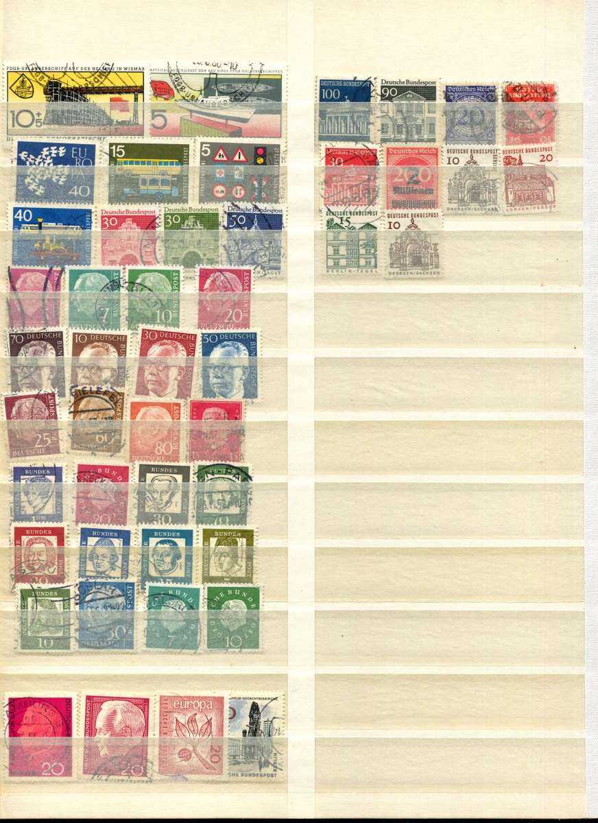 16 Page Stock Book(Included)with Mix World Stamps - Most Pages Scanned