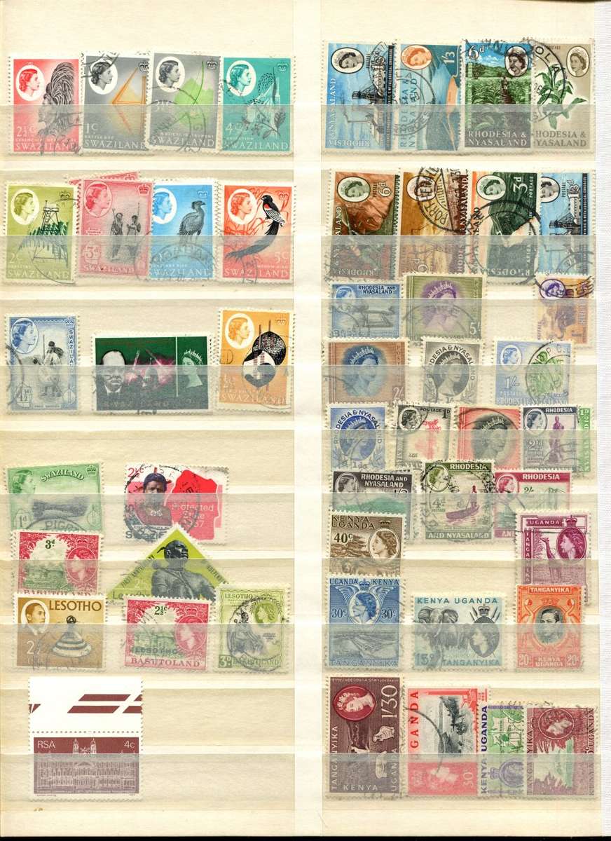 16 Page Stock Book(Included)with Mix World Stamps - Most Pages Scanned