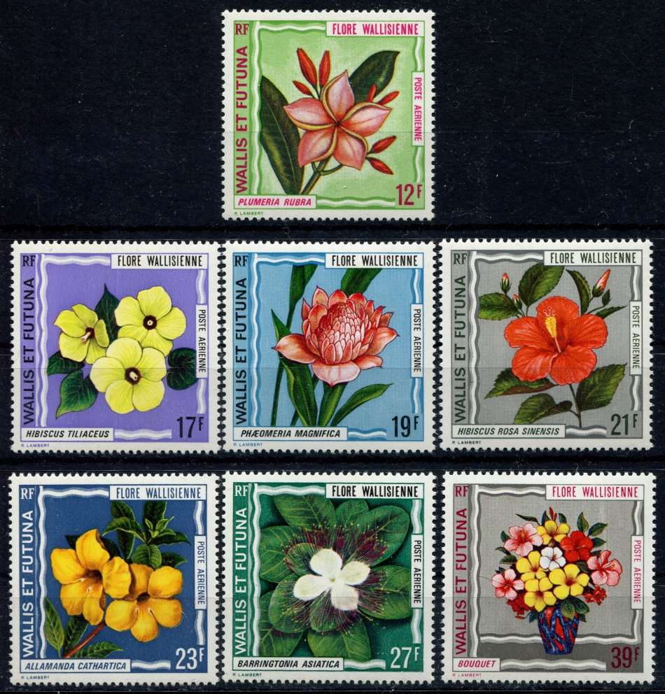 Wallis and Futuna - Flowers - 1973 - MNH