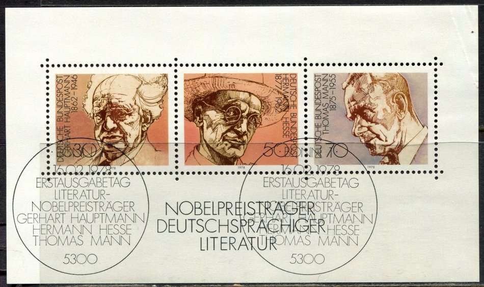 Germany Federal - Miniature Sheet - 1978 - CTO