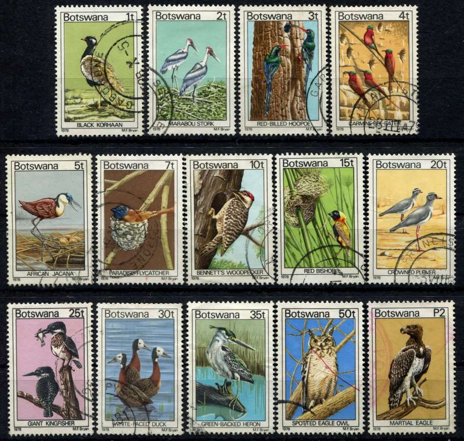 Botswana - Birds - 1978 - Used
