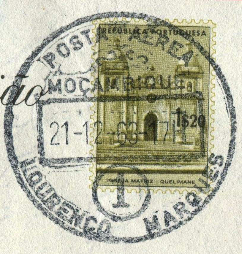 Lourenço Marques - Complete Aerogram - Used