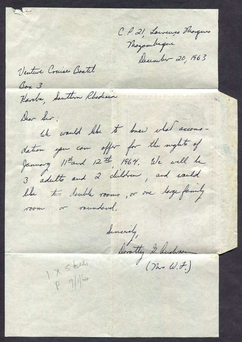 Lourenço Marques - Complete Aerogram - Used