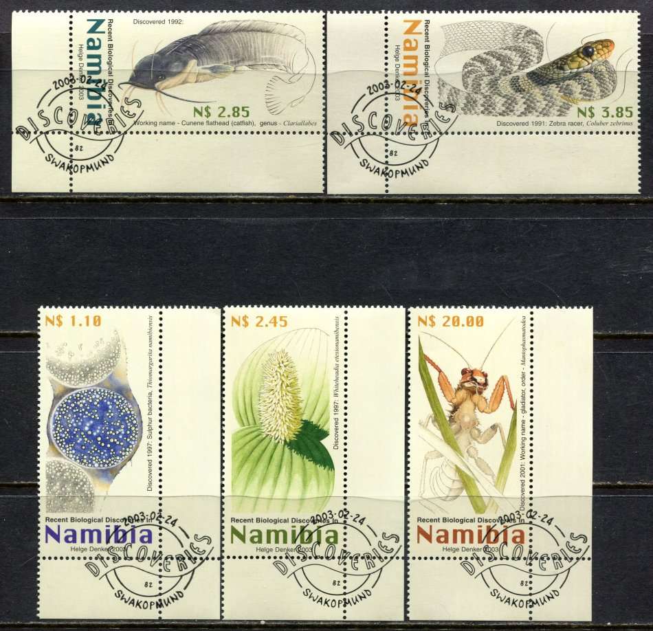 Namibia - Animals/Flowers - 2003 - CTO